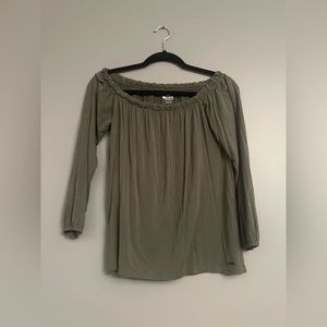 Hollister Off The Shoulder Top